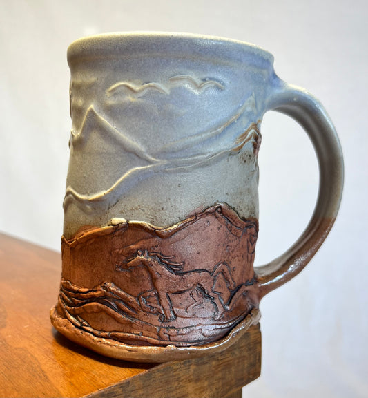 Storytelling Mug: Himalayan Mountain Birds and Horses