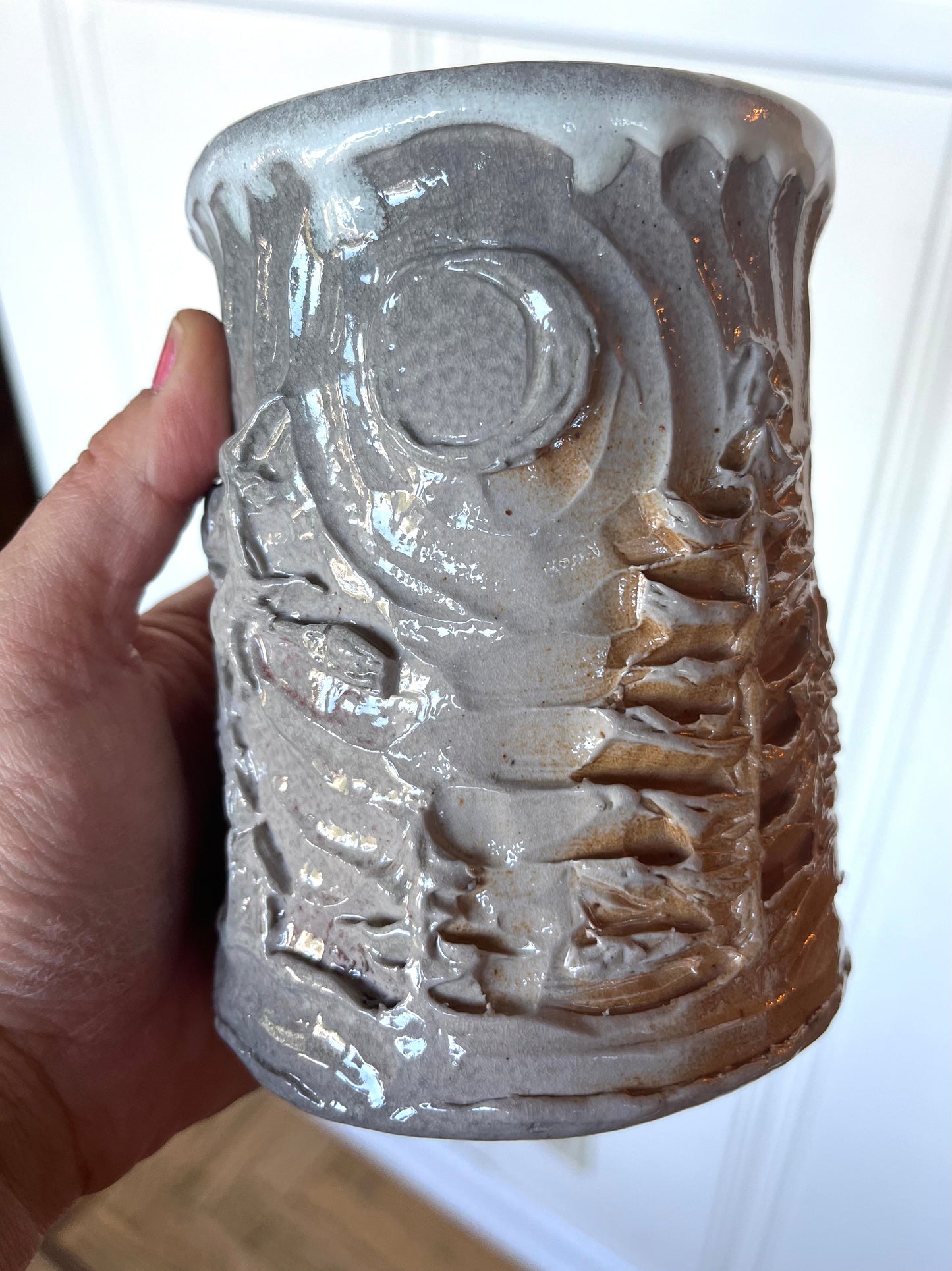 X - Storytelling Mug: Witch & Pegasus Carved with Moonlight and Sunlight