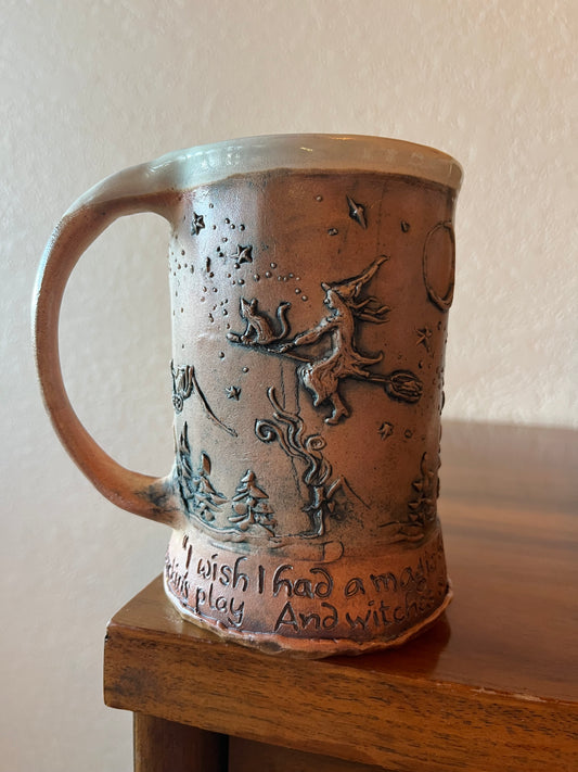 X - Storytelling Mug: Witch & Pegasus by Moonlight and Sunlight
