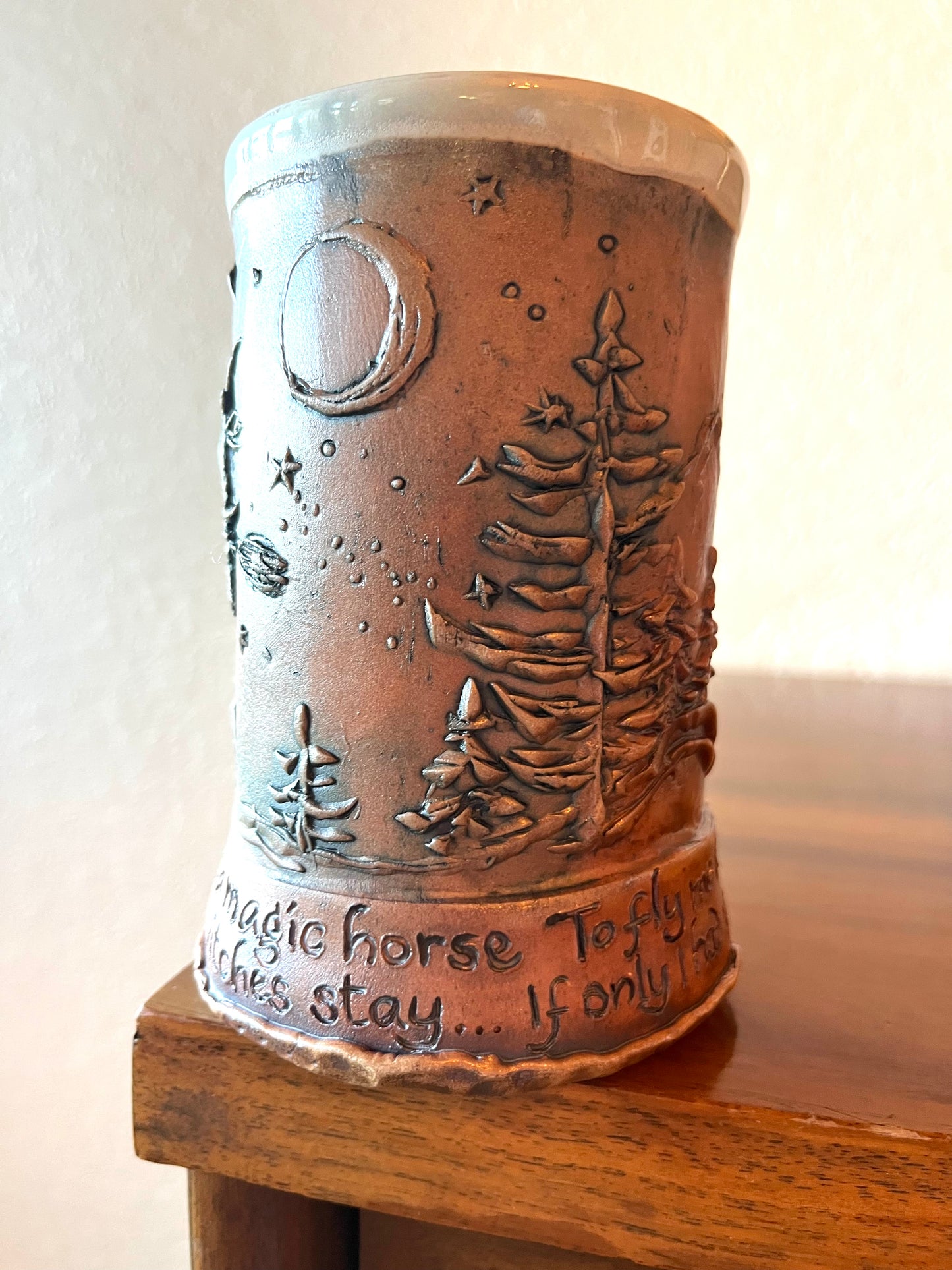 X - Storytelling Mug: Witch & Pegasus by Moonlight and Sunlight