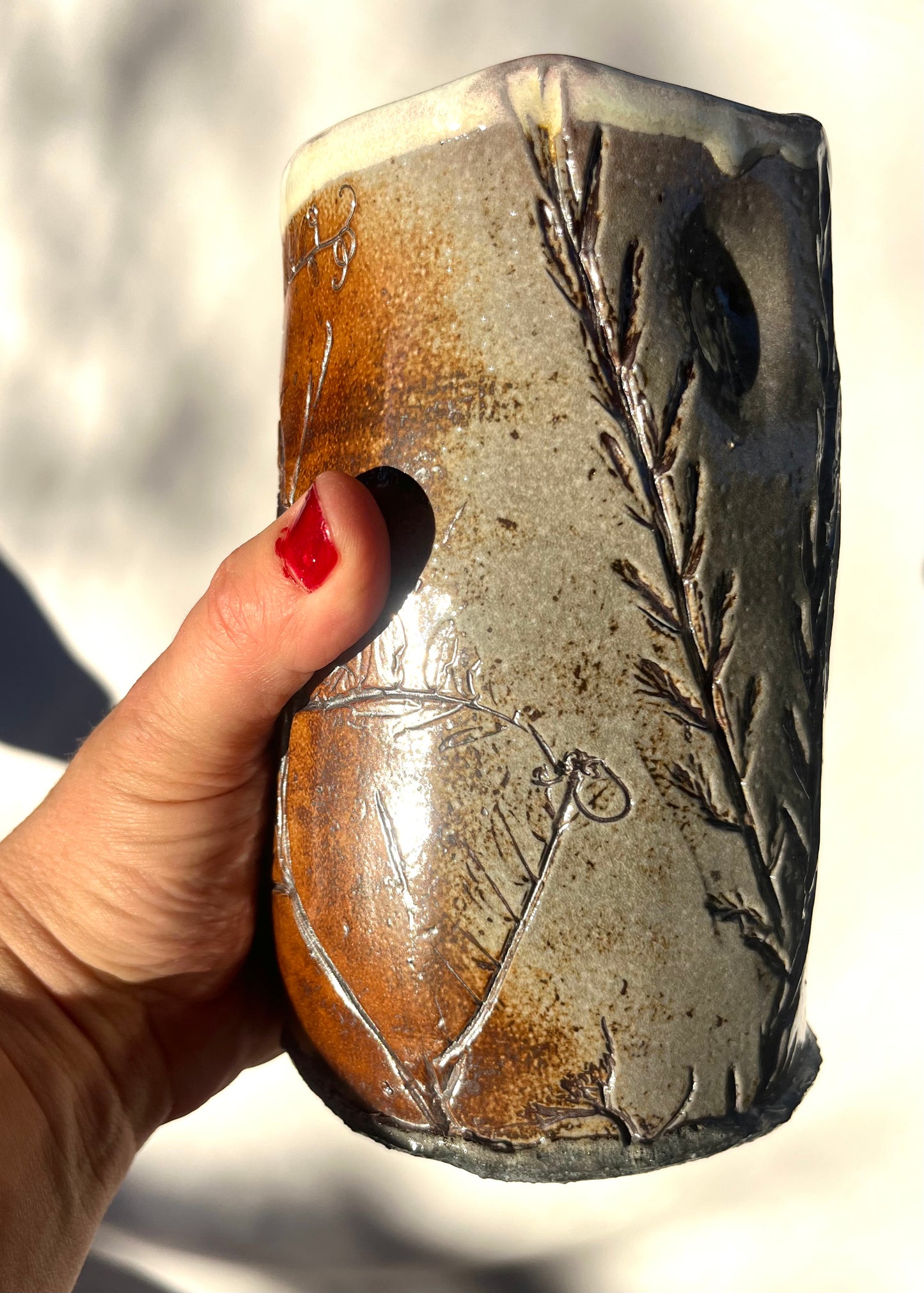 Grasses Imprint Tall Tumbler: Wild Rye and Other Pasture Plants