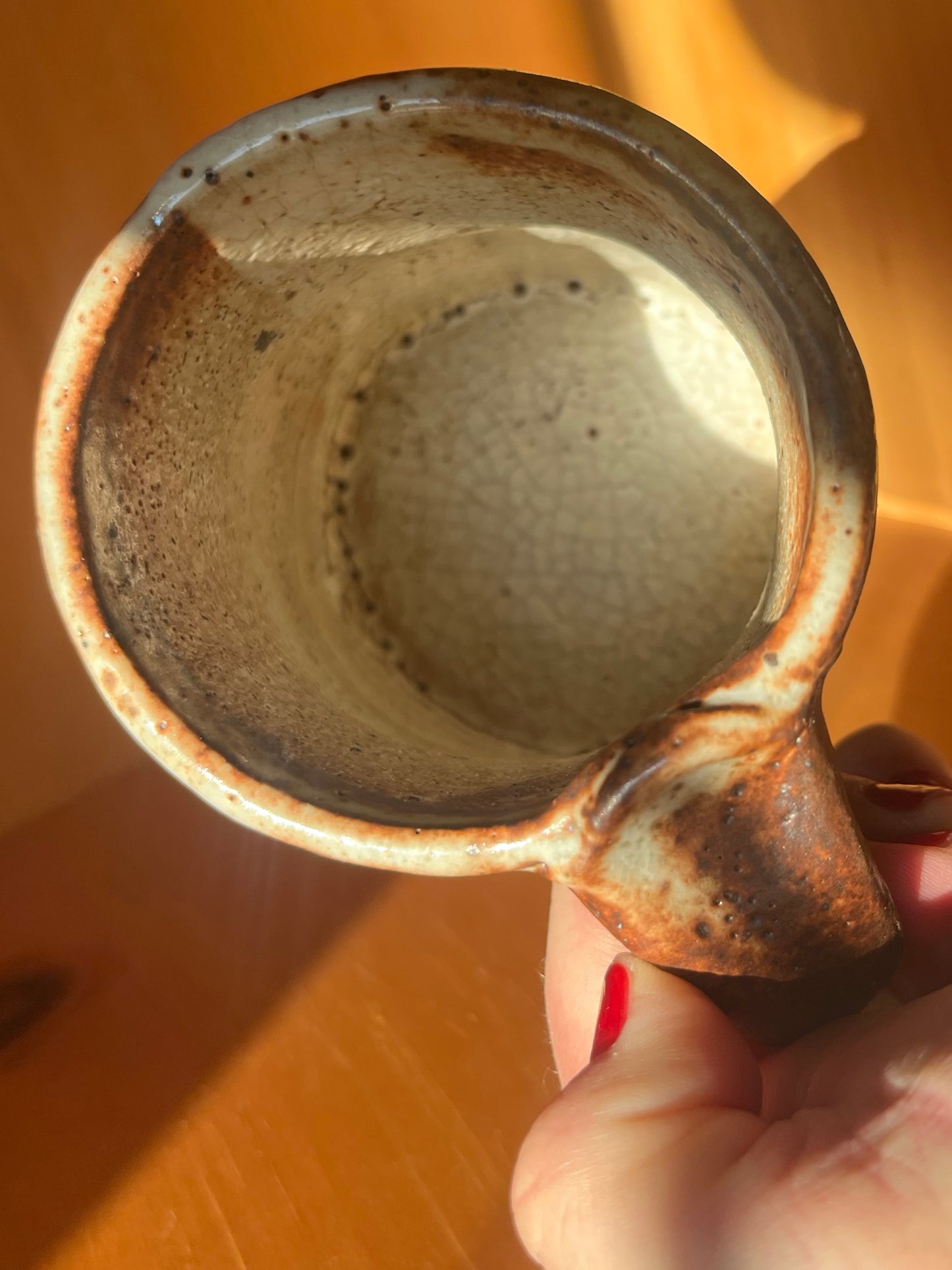 Dark Horse in Mountains Mug