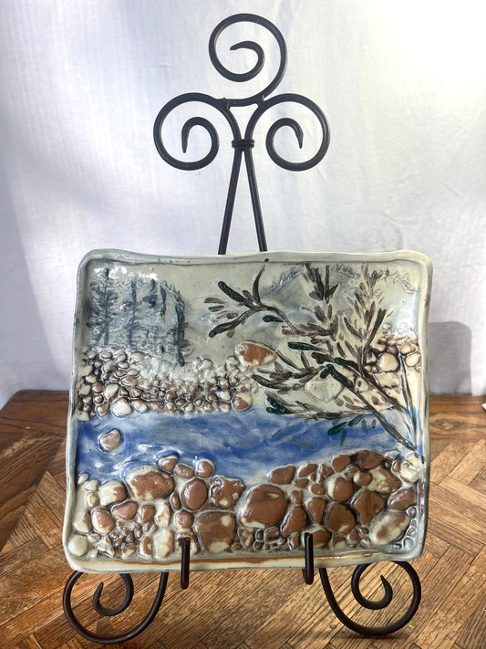 Storytelling Platter: The Smith River Flowing Toward the Pacific Ocean